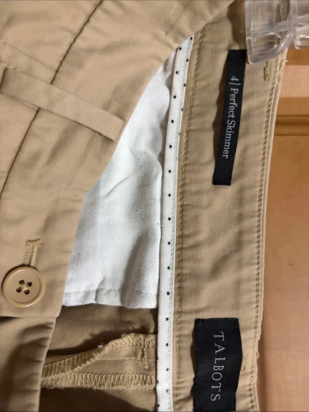 Talbots tailored cropped